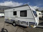 Dethleffs Camper 440 DB bouwjaar 2009 met voortent, Caravans en Kamperen, Caravans, Schokbreker, Overige typen, Bedrijf, Treinzit