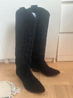 Isabel Marant laarzen met sticksels maat 38, Ophalen of Verzenden, Zo goed als nieuw, Zwart, Hoge laarzen