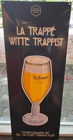 La Trappe Witte Trappist Emaille Reclame Bord Bierbord Wandb, Ophalen of Verzenden, Nieuw, Reclamebord, Plaat of Schild, La Trappe