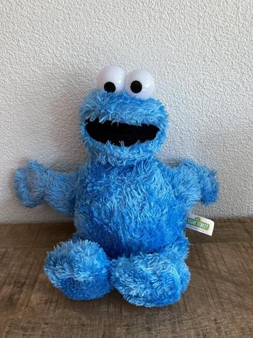 Sesamstraat knuffel Koekiemonster. Ong. 35 cm. PRIMA staat. beschikbaar voor biedingen