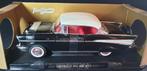 chevrolet bel air 1957 hardtop zwart nieuw  1:18, Ophalen, Nieuw, Auto, Overige merken