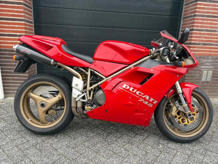 Ducati 748 1995, Motoren, Motoren | Ducati, Particulier, Super Sport, 2 cilinders, Motorrijbewijs A, Sportuitlaat, Ophalen
