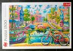 Trefl puzzel Amsterdam 1500 compleet, Ophalen of Verzenden, 500 t/m 1500 stukjes, Zo goed als nieuw, Legpuzzel