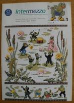 Vintage borduurpatronen Kikkers, Ophalen of Verzenden, Zo goed als nieuw, Handborduren, Patroon