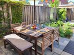 Complete IKEA Äpplarö tuinset – inclusief 2 NIEUWE stoelen!, Tuin en Terras, Ophalen, Gebruikt, Bank, Hardhout