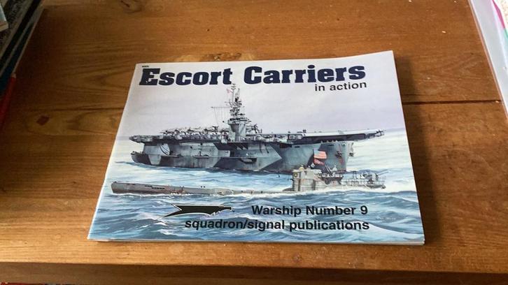 Squadron/Signal nr 9: Escort Carriers in action, Boeken, Oorlog en Militair, Zo goed als nieuw, Marine, Tweede Wereldoorlog, Ophalen of Verzenden