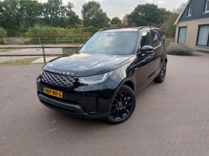 Land Rover Discovery 5 HSE 300D 2021 Zwart grijs kenteken, Auto's, Bestelauto's, Particulier, 360° camera, 4x4, ABS, Achteruitrijcamera