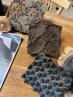 grote houten batik stempels, Hobby en Vrije tijd, Stempelen, Ophalen of Verzenden, Zo goed als nieuw, Houten stempel