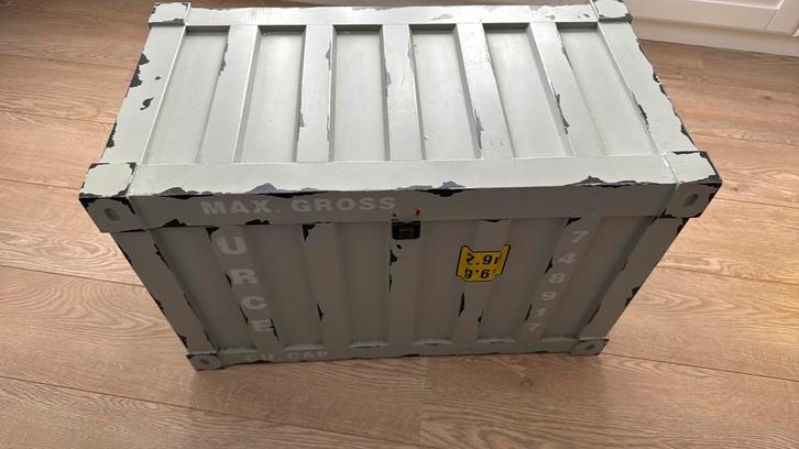 Stoere speelgoedkist/opbergkist, Huis en Inrichting, Woonaccessoires | Kisten, Gebruikt, Minder dan 50 cm, 75 tot 100 cm, Minder dan 50 cm
