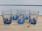 Prachtige set kleine limonade glaasjes uit Frankrijk 6 stuks, Ophalen of Verzenden, Gebruikt, Frisdrankglas