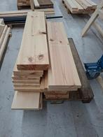 Grenen plank 1230x1070mm, 38mm dik, Doe-het-zelf en Verbouw, Hout en Planken, Ophalen, Gebruikt, 25 tot 50 mm, Grenen