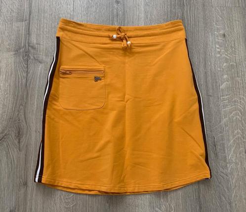 Rokje Tante Betsy - okergeel - maat L, Kleding | Dames, Rokken, Gedragen, Maat 42/44 (L), Geel, Boven de knie, Ophalen of Verzenden