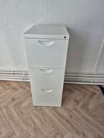 Ladekast, wit, 3 laden, slot en opbergmappen, Ophalen, Minder dan 50 cm, Gebruikt, Minder dan 100 cm