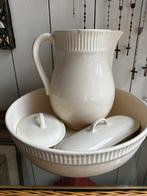 Creme kleurig lampet stel., Ophalen of Verzenden