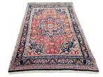 Handmade Persian wool Bidjar carpet medallion Iran 135x195cm, Persian Perzisch vintage oosters hype, Gebruikt, 100 tot 150 cm
