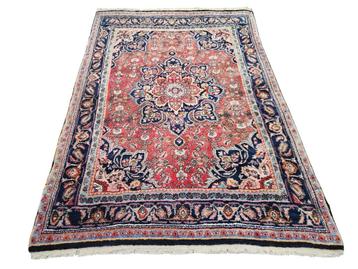 Handmade Persian wool Bidjar carpet medallion Iran 135x195cm beschikbaar voor biedingen