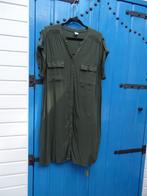 MS MODE MT 48-50 LEGERGROENE BLOUSE LANG -TUNIEK, Blouse of Tuniek, Ophalen of Verzenden, Zo goed als nieuw, MS Mode