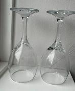 2 wijn glazen zo snel mogelijk weg, Glas, Overige stijlen, Glas of Glazen, Gebruikt