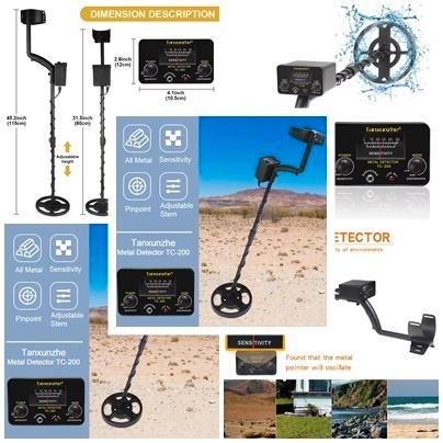 Metaal Detector, Hobby en Vrije tijd, Metaaldetectors, Nieuw, 30 cm of minder, Overige merken, Discriminatie metaaldetectie, Instelbare gevoeligheid