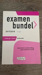Examenbundel vmbo-gt/mavo Wiskunde 2017/2018, Ophalen of Verzenden, Zo goed als nieuw, Overige vakken, VMBO