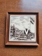 tegel Johannes Post Kazerne Havelte met lijst, Ophalen