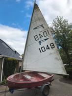 Mast, giek zeil, zwaard en roer, Watersport en Boten, Zeilen en Zeiltoebehoren, Ophalen, Gebruikt, Minder dan 15 m², Overige typen