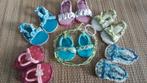 Poppenkleertjes   Handgemaakte  POPPENSCHOENTJES voetje 6 cm, Ophalen of Verzenden, Nieuw, Babypop