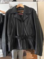 MQP Leren dames Motorjas & Broek Set - Zwart, Maat L, Ophalen, Zo goed als nieuw, Maat 42/44 (L), Zwart