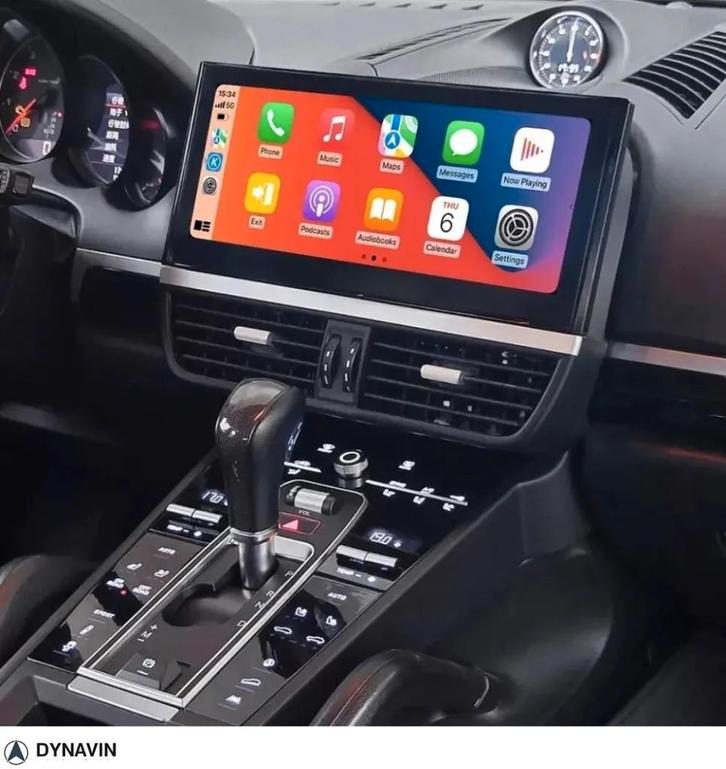 navigatie porsche cayenne carkit android 14 carplay usb 12.3, Auto diversen, Autoradio's, Ophalen of Verzenden