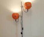 Vintage vloerlamp van Anvia met 2 oranje bollen jaren 60/70, Huis en Inrichting, Lampen | Vloerlampen, 150 tot 200 cm, Vintage