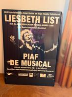 Piaf de Musical Tour Poster - Ingelijst zeldzaam, Ophalen