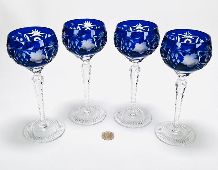 1025. Kristalglas wijnglazen, Traube – Nachtmann., Antiek en Kunst, Antiek | Glas en Kristal, Ophalen of Verzenden