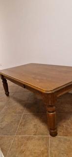 Salontafel, eiken donker bruin. 135x75x50 cm, Huis en Inrichting, Tafels | Salontafels, Ophalen, Gebruikt, 100 tot 150 cm, 50 tot 100 cm