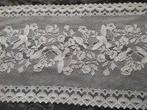 Prachtige witte kanten stoff., Hobby en Vrije tijd, Stoffen en Lappen, 120 cm of meer, Wit, Ophalen of Verzenden, Polyester