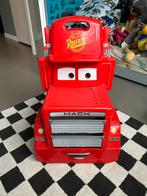 Dit is een Smoby Cars Mack Truck speelgoedwerkbank / Trolley, Ophalen, Gebruikt