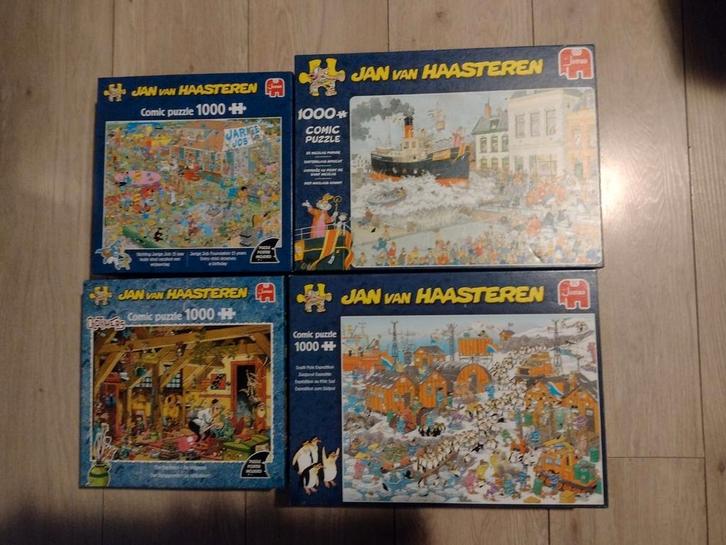Jan van Haasteren Puzzels - 1000 Stukjes, Hobby en Vrije tijd, Denksport en Puzzels, Zo goed als nieuw, 500 t/m 1500 stukjes, Ophalen of Verzenden