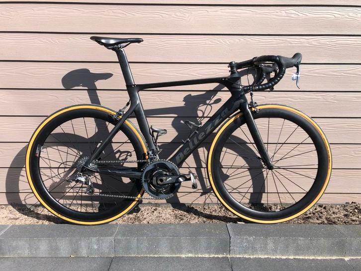 Carbon Racefiets Maat 56 - Sram Force 22, incl. Powermeter, Fietsen en Brommers, Fietsen | Racefietsen, Zo goed als nieuw, Heren