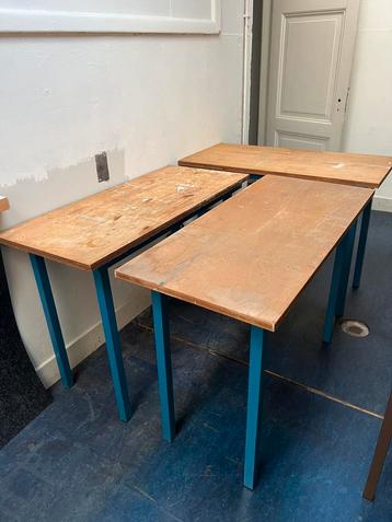 3 x Stevige WERKTAFEL INPAKTAFEL WERKBANK 120 x 55 x 87 cm beschikbaar voor biedingen