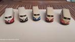 5 verschillende kleuren vw t1 busjes  7.5 cm lang., Hobby en Vrije tijd, Modelauto's | Overige schalen, Ophalen of Verzenden, Zo goed als nieuw