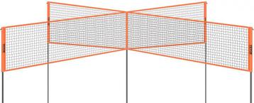 4-Way Volleybal Net 14X14 Ft