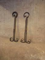 2 antieke muuranker, Doe-het-zelf en Verbouw, IJzerwaren en Bevestigingsmiddelen, Ophalen, Gebruikt, 250 mm of meer, Overige typen