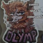 FURRY FURSONA FURSUIT BADGE COMMISSIONS, Ophalen of Verzenden, Nieuw, Accessoires