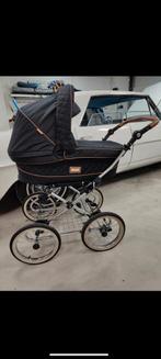 Kinder wagen bruin zwart met reiswieg en buggy 3 in 1 Roan, Kinderen en Baby's, Kinderwagens en Combinaties, Ophalen of Verzenden