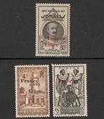 1942 3-w COTE-SOMALIS France-Libre generaal De Gaulle-WOII, Ophalen of Verzenden, Overige landen, Postfris