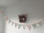 Vlaggenlijn & grote knuffel hert muurhanger 🤎, Kinderen en Baby's, Kinderkamer | Inrichting en Decoratie, Ophalen of Verzenden