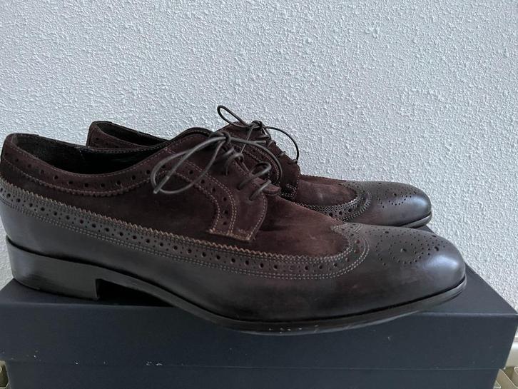 Giorgio 1958 brogues suede/leer brogues schoenen bruin 46, Kleding | Heren, Schoenen, Zo goed als nieuw, Veterschoenen, Bruin