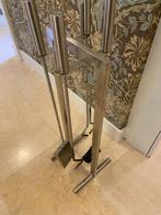 ZACK RVS Openhaardset 4-delig, Huis en Inrichting, Haarden, Ophalen, Gebruikt, Overige soorten