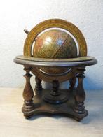 Oude houten wereldbol, Huis en Inrichting, Woonaccessoires | Wereldbollen, Ophalen of Verzenden, Gebruikt