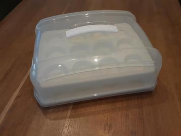 Opbergdoos transport doos voor 24 cupcakes  beschikbaar voor biedingen