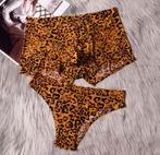 Nieuwe Heren Luipaard Ondergoed Set, tm 3XL, Kleding | Heren, Verzenden, Boxer